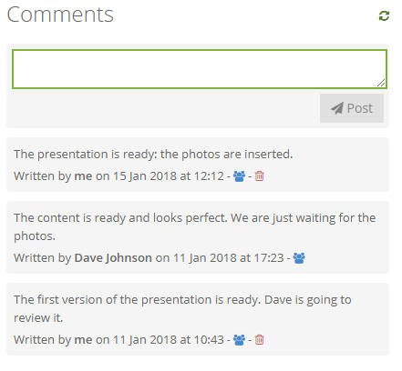comments