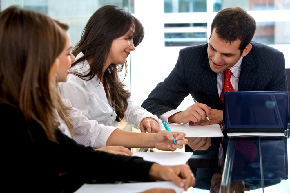 Business people in a meeting at the office