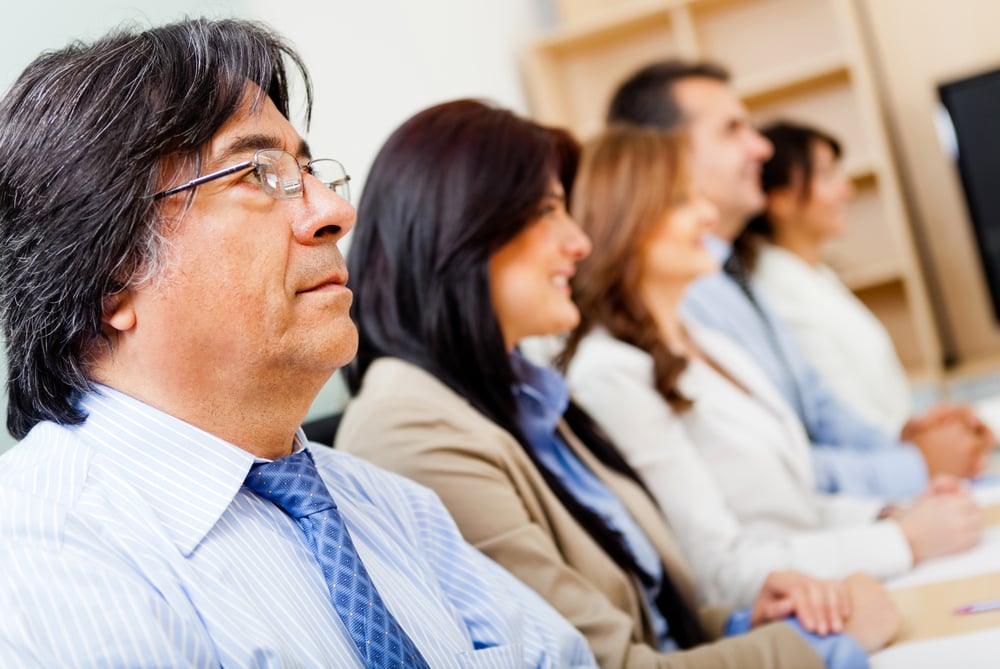 Group of people in a business meeting