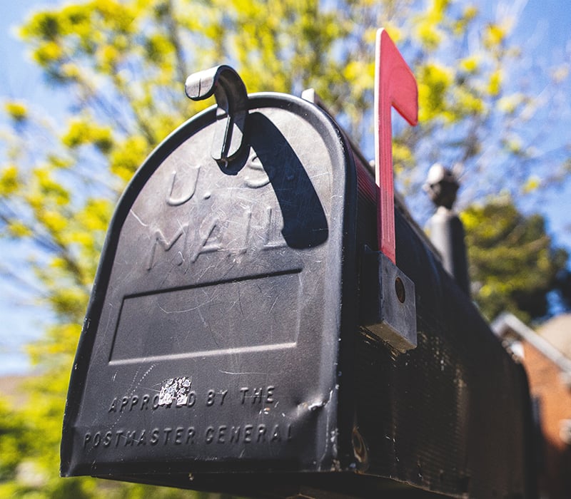 Not by mail, but with one click