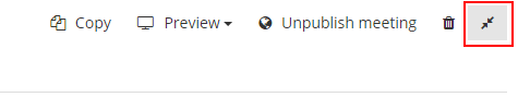 The ‘Focus on Content’ button.