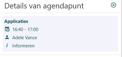 Details agendapunt